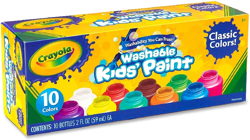 CRAYOLA 10 ct washable kid’s paint