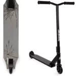 bopster Stunt Scooter Deck 360 Swivel Spin | Lightweight Freestyle Sport Scooters with 50cm Wide Bar | Ideal for Kids, Boys, & Girls Ages 8+ | Black