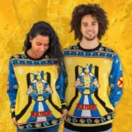 Official X-Men Wolverine Christmas Jumpers for Men Or Women – Ugly Novelty Gifts Xmas Jumper – Marvel Comics Unisex Knitted Sweater Design