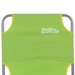 just be...…® Beach & Garden Folding Sun Chair Lounger – Green