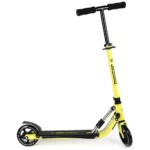 bopster 2 Wheeled Scooter Folding V2 In Line Racing Kick Sport Ride-On Neon Yellow