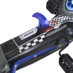 bopster - Pedal Go Kart with Inflatable Tyres 5-8 Years - Blue