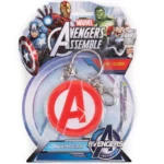 MARVEL Avengers Assemble AVENGERS LOGO Superhero Keychain Keyring With Claw Clip