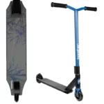 bopster Stunt Scooter Deck 360 Swivel Spin | Lightweight Freestyle Sport Scooters with 50cm Wide Bar | Ideal for Kids, Boys, & Girls Ages 8+ | Blue