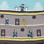Numskull Official Fallout Vault Christmas Jumpers for Men or Women – Ugly Novelty Gifts Xmas Jumper – Video Gamer Knitted Sweater Design - Officially Licensed Geek Christmas Jumper 2 XL