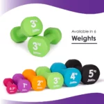 just be...® Dumbbells Set - Green - 3kg