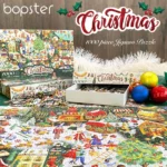bopster Christmas Illustrated Jigsaw Puzzle 1000 pcs
