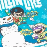 Official Robin & Riddler ‘Chillin Like A Villain’ Kids Christmas Jumper for Boys & Girls – Ugly Novelty Gifts Xmas Jumper – DC Comics Unisex Kids Knitted Sweater Design - Officially Licensed