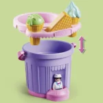 Playmobil 9406 Sand Ice Cream Shop Sand Bucket with Sieve and Waffle Moulds