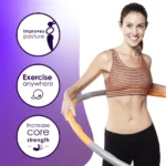 just be...…® Weighted Padded Fitness Foam Hula Hoop (1.4kg Purple)