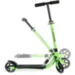 bopster 2 Wheeled Scooter Folding V2 In Line Racing Kick Sport Ride-On Green
