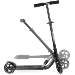 bopster 2 Wheeled Scooter Folding V2 In Line Racing Kick Sport Ride-On Black