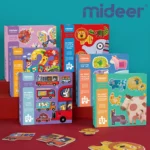 Mideer My First Puzzle Toddler Jigsaw for Children with Large Extra Thick Pieces for Kids Illustrated Animal Shapes 2 3 + Years - Garden Animals