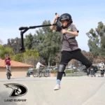 Land Surfer Kids Stunt Scooter | Scooter for Kids 8-12+ Teenagers | Boys/Girls Two Wheel 360 Pro Stunts | All Black