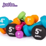 ust be...® Dumbbells Set - Black - 5kg (pack of 2)
