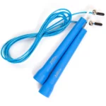just be...… Skipping and Speed Adult Jump Rope for Fitness and Fat Burning Home Gym Park Workouts HIIT Sessions Boxing and Weight Loss Non-Slip Handle and a 275cm Adjustable Length Rope - Blue