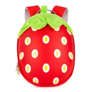 boppi Tiny Trekker Kids Backpack Nursery Travel Holiday Toddler Children Bag 4 Litre Preschool Rucksack - Strawberry