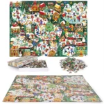 bopster Christmas Illustrated Jigsaw Puzzle 1000 pcs