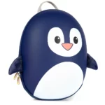boppi Tiny Trekker Kids Backpack Nursery Travel Holiday Toddler Children Bag 4 Litre Preschool Rucksack - Blue Penguin