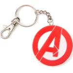 MARVEL Avengers Assemble AVENGERS LOGO Superhero Keychain Keyring With Claw Clip