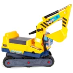 boppi Ride On Children's Digger with Hard-Hat - Yellow
