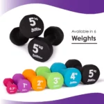 ust be...® Dumbbells Set - Black - 5kg (pack of 2)
