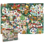 bopster Christmas Illustrated Jigsaw Puzzle 1000 pcs