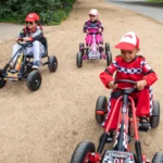 bopster - Pedal Go Kart with Inflatable Tyres 5-8 Years - Pink