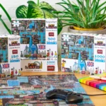 bopster 8-bit London Pixel Jigsaw Puzzle 180 Pieces for Kids Teens and Adults 57 x 42cm Level 1