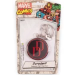 MARVEL Comics DAREDEVIL LOGO Superhero Keychain Keyring With Claw Clip
