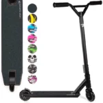 Land Surfer Kids Stunt Scooter | Scooter for Kids 8-12+ Teenagers | Boys/Girls Two Wheel 360 Pro Stunts | All Black