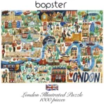 bopster London City Illustrated Jigsaw Puzzle 1000pcs
