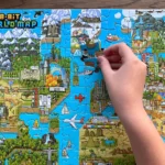 bopster 8-bit World Map Pixel Jigsaw Puzzle 180pcs