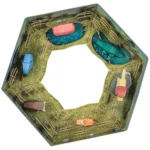 HALFTOYS HA001 Collectibles Magnetic Animals Play Sets, 3D Jigsaw Puzzle Blocks, STEM Educational Take Apart Toys Gift for Toddler & Kids 3+ Years (Lion)