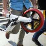 bopster® Sport Pro Adult Kick Scooter | Big Two Wheels Commuter City Scooter | 1 Click Rapid Folding Push Scooter 4.4kg Light Frame