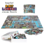bopster 8-bit London Pixel Jigsaw Puzzle 180 Pieces for Kids Teens and Adults 57 x 42cm Level 1