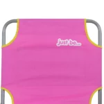 just be...…® Beach & Garden Folding Sun Chair Lounger – Pink