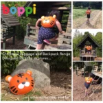 boppi Tiny Trekker Kids Backpack Nursery Travel Holiday Toddler Children Bag 4 Litre Preschool Rucksack - Tiger