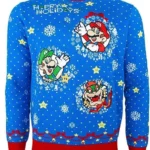 Official Numskull Nintendo Super Mario Christmas Jumper - UK XL / US L New