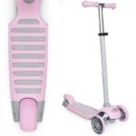 boppi 3-Wheel Kids Toddler Push Scooter | 2 Front Wheels, Ideal for Girls and Boys Aged 3 - 8 Years Old | Pink