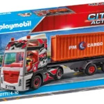 Playmobil City Action 70771 Truck with Cargo Container, RC-compatible, for Children Ages 4+