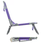 just be...…® Beach & Garden Folding Sun Chair Lounger – Purple