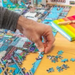 bopster 8-bit New York Pixel Jigsaw Puzzle 1000 Pieces for Kids Teens and Adults 70 x 50cm Level 3