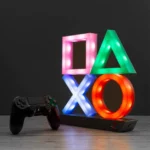 Paladone Playstation Icons XL | 3 Modes-Music Reactive Game Room Lighting | Eco-Friendly BDP Breakdown Plastic | Perfect for Home, Office and Bedrooms, 75 W, Multi-Colour