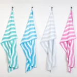 just be... Microfibre Wave Beach Travel Towel - Grey XX Large 200 x 90cm