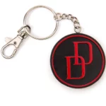 MARVEL Comics DAREDEVIL LOGO Superhero Keychain Keyring With Claw Clip