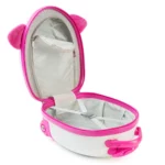 Boppi Tiny Trekker Kids Luggage Travel Suitcase Carry On Cabin Bag Holiday Pull Along Trolley Lightweight Wheeled Holdall 17 Litre Hand Case - Pink Dog