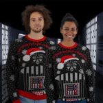 Official Star Wars Darth Vader Christmas Jumpers for Men Or Women – Ugly Novelty Gifts Xmas Jumper – I Am Your Father Unisex Knitted Sweater Design