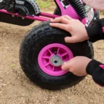 bopster - Pedal Go Kart with Inflatable Tyres 5-8 Years - Pink