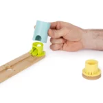 boppi Marble Run Eco-Friendly 138 Piece Wooden Bamboo Maze for Kids with 24 Marbles - Construction STEM Toy for Boys and Girls Aged 3 Years Plus - Jumbo Pack